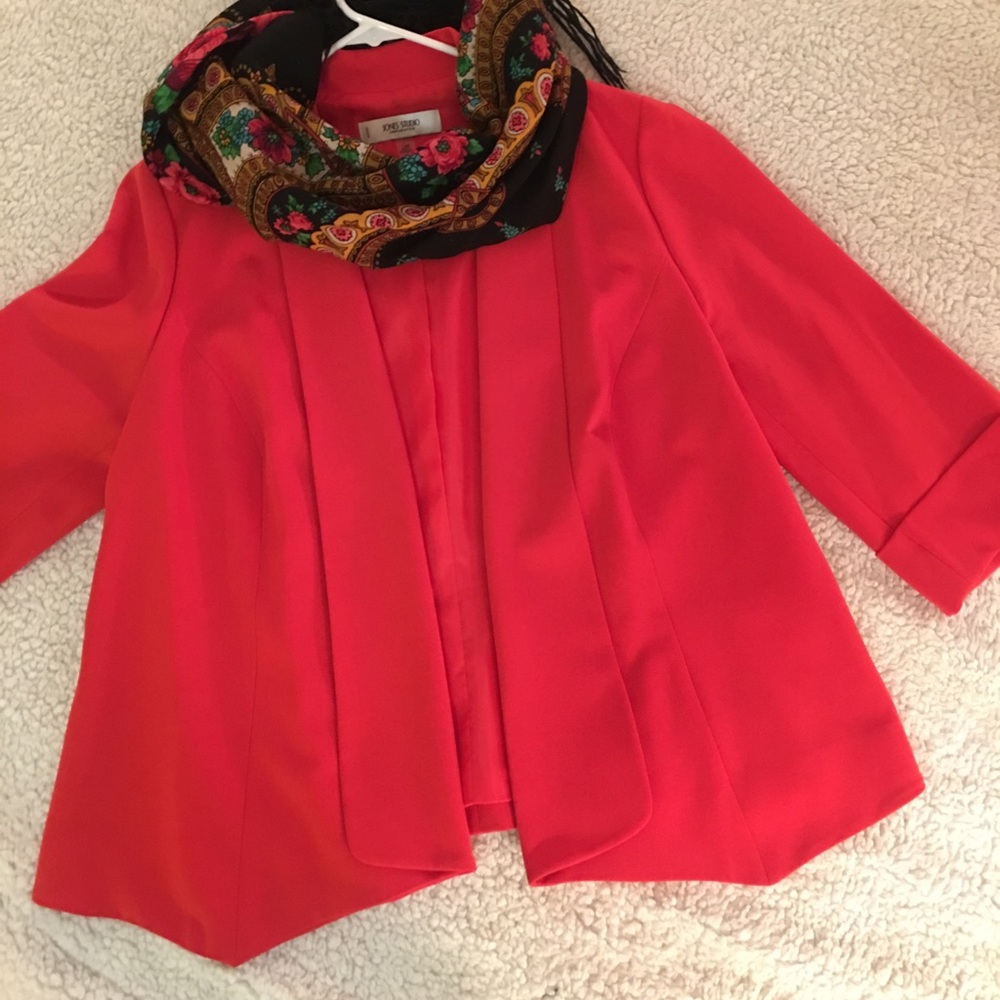 Fire engine red swing blazer